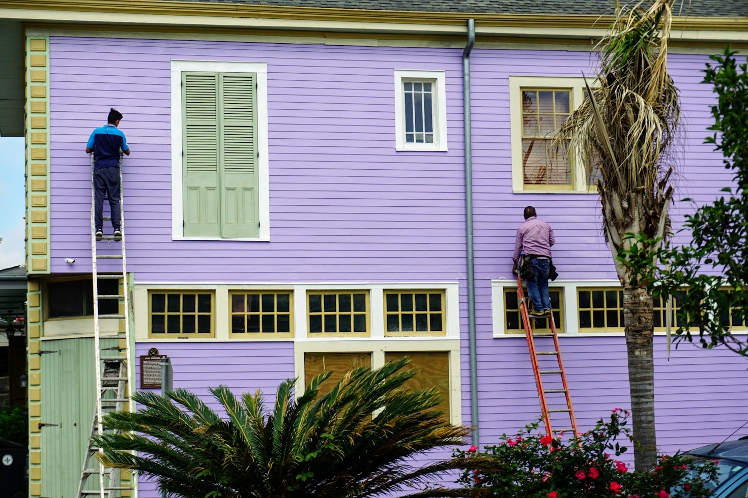 Siding installation